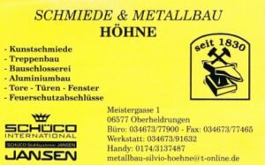 Sponsoren schmiedehoehne